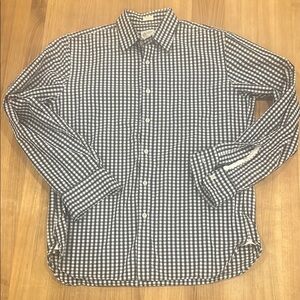 Men’s check button down shirt